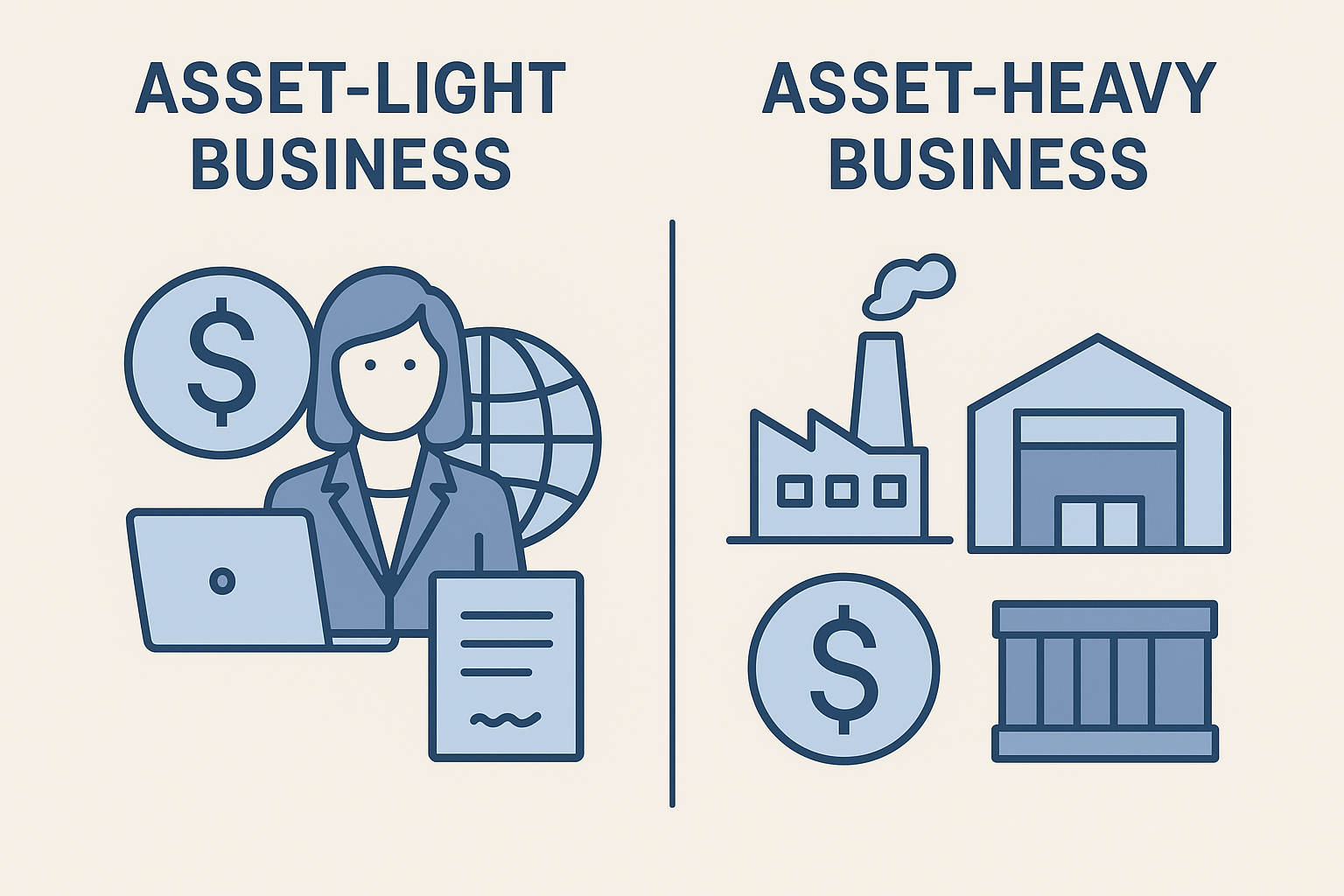 What Is the Difference Between Asset-Light Business and Asset-Heavy Business?