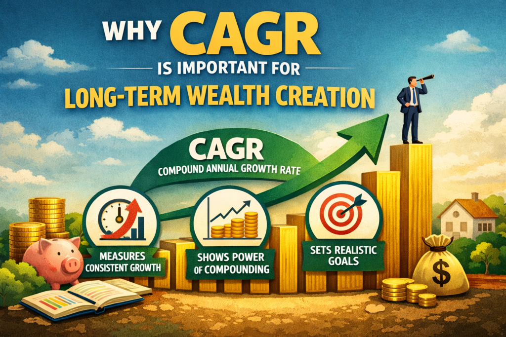 What is Compound Annual Growth Rate (CAGR)? Meaning, Formula, Example & How to Calculate