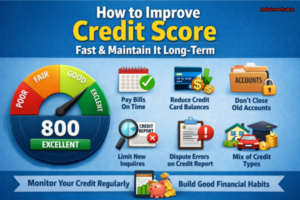 How to Improve Credit Score Fast and Maintain It Long-Term